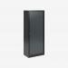 Bisley 800mm wide Essentials Tambour Unit (1970mm) (4 shelves) Black