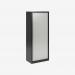 Bisley 800mm wide Essentials Tambour Unit (1970mm) (4 shelves) Black