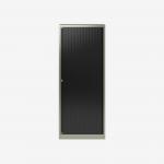Bisley 800mm wide Essentials Tambour Unit (1970mm) (4 shelves) Goose Grey
