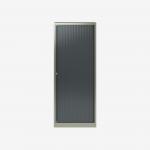 Bisley 800mm wide Essentials Tambour Unit (1970mm) (4 shelves) Goose Grey