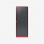 Bisley 800mm wide Essentials Tambour Unit (1970mm) (4 shelves) Cardinal Red