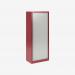 Bisley 800mm wide Essentials Tambour Unit (1970mm) (4 shelves) Cardinal Red