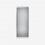 Bisley 800mm wide Essentials Tambour Unit (1970mm) (4 shelves) Traffic White