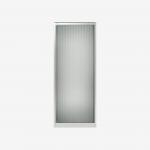 Bisley 800mm wide Essentials Tambour Unit (1970mm) (4 shelves) Traffic White