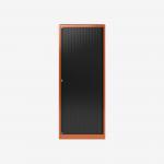 Bisley 800mm wide Essentials Tambour Unit (1970mm) (4 shelves) Bisley Orange
