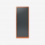 Bisley 800mm wide Essentials Tambour Unit (1970mm) (4 shelves) Bisley Orange