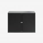 Bisley 1000mm wide Essentials Tambour Unit (693mm) (1 shelf) Anthracite Grey