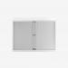 Bisley 1000mm wide Essentials Tambour Unit (693mm) (1 shelf) Chalk