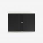 Bisley 1000mm wide Essentials Tambour Unit (693mm) (1 shelf) Chalk