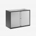 Bisley 1000mm wide Essentials Tambour Unit (693mm) (1 shelf) Black