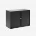 Bisley 1000mm wide Essentials Tambour Unit (693mm) (1 shelf) Black