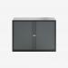 Bisley 1000mm wide Essentials Tambour Unit (693mm) (1 shelf) Black