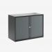 Bisley 1000mm wide Essentials Tambour Unit (693mm) (1 shelf) Black