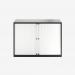 Bisley 1000mm wide Essentials Tambour Unit (693mm) (1 shelf) Black