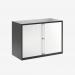 Bisley 1000mm wide Essentials Tambour Unit (693mm) (1 shelf) Black