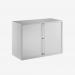 Bisley 1000mm wide Essentials Tambour Unit (693mm) (1 shelf) Goose Grey