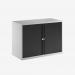 Bisley 1000mm wide Essentials Tambour Unit (693mm) (1 shelf) Goose Grey