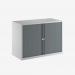 Bisley 1000mm wide Essentials Tambour Unit (693mm) (1 shelf) Goose Grey