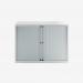 Bisley 1000mm wide Essentials Tambour Unit (693mm) (1 shelf) Goose Grey