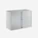Bisley 1000mm wide Essentials Tambour Unit (693mm) (1 shelf) Goose Grey