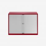 Bisley 1000mm wide Essentials Tambour Unit (693mm) (1 shelf) Cardinal Red