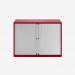 Bisley 1000mm wide Essentials Tambour Unit (693mm) (1 shelf) Cardinal Red