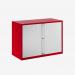 Bisley 1000mm wide Essentials Tambour Unit (693mm) (1 shelf) Cardinal Red