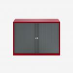Bisley 1000mm wide Essentials Tambour Unit (693mm) (1 shelf) Cardinal Red