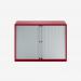 Bisley 1000mm wide Essentials Tambour Unit (693mm) (1 shelf) Cardinal Red