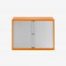 Bisley 1000mm wide Essentials Tambour Unit (693mm) (1 shelf) Bisley Orange