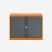 Bisley 1000mm wide Essentials Tambour Unit (693mm) (1 shelf) Bisley Orange