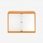 Bisley 1000mm wide Essentials Tambour Unit (693mm) (1 shelf) Bisley Orange