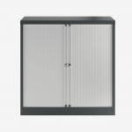 Bisley 1000mm wide Essentials Tambour Unit (1000mm) (1 shelf) Anthracite Grey