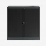 Bisley 1000mm wide Essentials Tambour Unit (1000mm) (1 shelf) Anthracite Grey