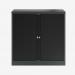 Bisley 1000mm wide Essentials Tambour Unit (1000mm) (1 shelf) Anthracite Grey