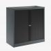 Bisley 1000mm wide Essentials Tambour Unit (1000mm) (1 shelf) Anthracite Grey