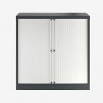 Bisley 1000mm wide Essentials Tambour Unit (1000mm) (1 shelf) Anthracite Grey