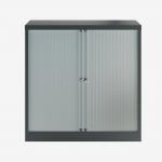 Bisley 1000mm wide Essentials Tambour Unit (1000mm) (1 shelf) Anthracite Grey