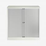 Bisley 1000mm wide Essentials Tambour Unit (1000mm) (1 shelf) Chalk