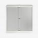 Bisley 1000mm wide Essentials Tambour Unit (1000mm) (1 shelf) Chalk