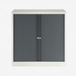 Bisley 1000mm wide Essentials Tambour Unit (1000mm) (1 shelf) Chalk