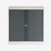 Bisley 1000mm wide Essentials Tambour Unit (1000mm) (1 shelf) Chalk