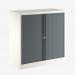 Bisley 1000mm wide Essentials Tambour Unit (1000mm) (1 shelf) Chalk