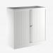 Bisley 1000mm wide Essentials Tambour Unit (1000mm) (1 shelf) Chalk