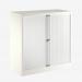 Bisley 1000mm wide Essentials Tambour Unit (1000mm) (1 shelf) Chalk