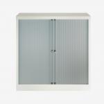 Bisley 1000mm wide Essentials Tambour Unit (1000mm) (1 shelf) Chalk