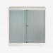 Bisley 1000mm wide Essentials Tambour Unit (1000mm) (1 shelf) Chalk