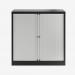 Bisley 1000mm wide Essentials Tambour Unit (1000mm) (1 shelf) Black