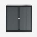Bisley 1000mm wide Essentials Tambour Unit (1000mm) (1 shelf) Black