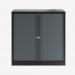 Bisley 1000mm wide Essentials Tambour Unit (1000mm) (1 shelf) Black